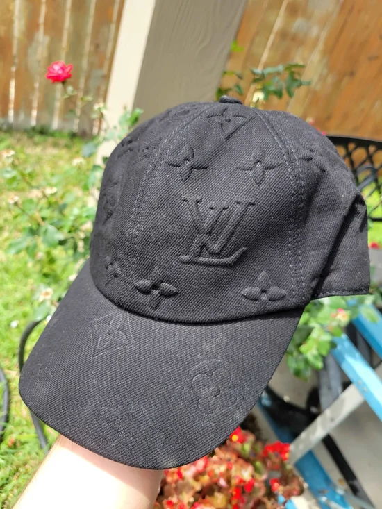Louis Vuitton Denim Black Monogram Hat - Picture 7 of 10